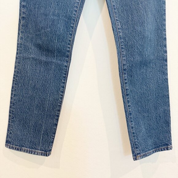 Madewell Denim The Perfect Vintage Mom Jeans High Rise Dark Wash Haight Blue 27 - Picture 5 of 12